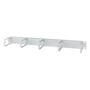METZ BTR 130894-03-03-E painel de gestão de cabos 19 polegadas 1U, 75mm de profundidade, RAL 7035 cinzento claro