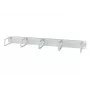 METZ BTR 130894-03-03-E painel de gestão de cabos 19 polegadas 1U, 75mm de profundidade, RAL 7035 cinzento claro
