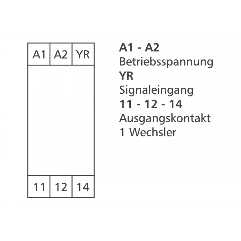 METZ CONNECT módulo de interface de 1 canal sem nível de operação manual KRS-E06 (110655)