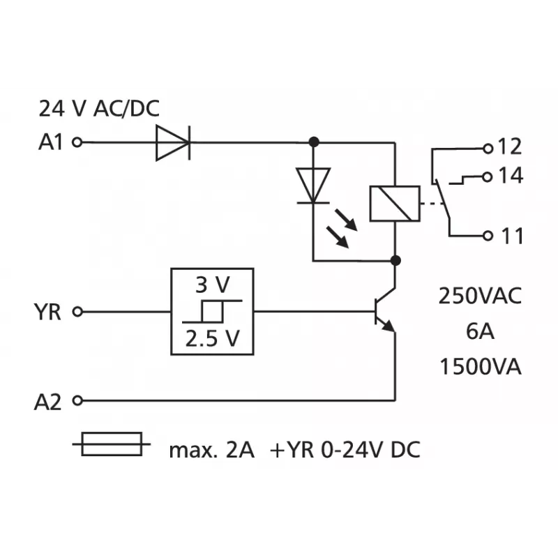 METZ CONNECT módulo de interface de 1 canal sem nível de operação manual KRS-E06 (110655)