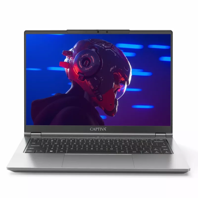 Captiva R10-1354GE portátil empresarial de 14 polegadas - AMD Ryzen 7 255, 32GB RAM, 2TB SSD, Windows 11 Pro