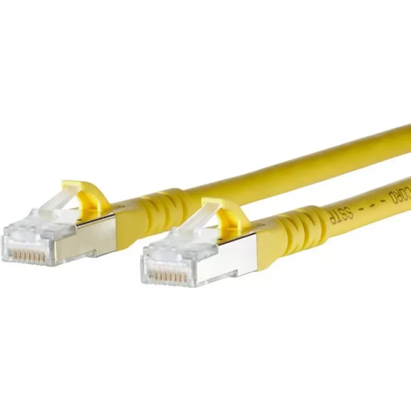METZ CONNECT cabo patch Cat.6A S/FTP, RJ45 para RJ45, 0,75m, cinzento, 10GBase-T 130845B077-E