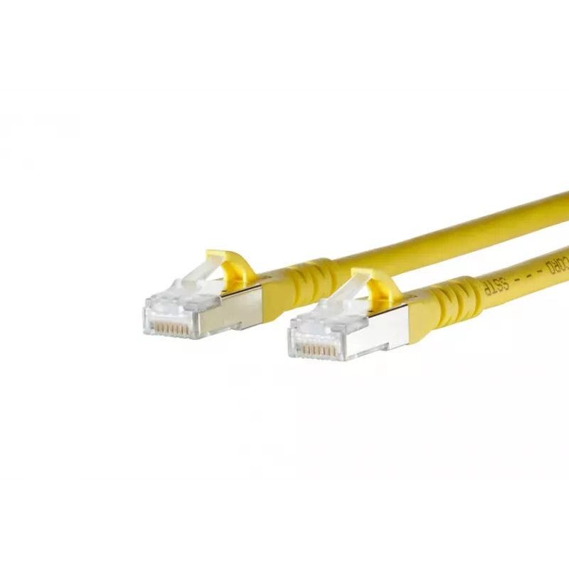 METZ CONNECT cabo patch Cat.6A S/FTP, RJ45 para RJ45, 0,75m, cinzento, 10GBase-T 130845B077-E