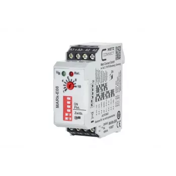 METZ CONNECT 110657 relé de potência branco 24V AC/DC 2 CO 16A calha DIN