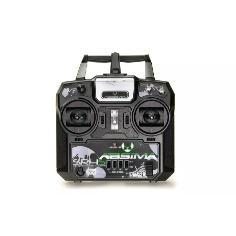 Absima SR4S emissor de comando 4 canais 2,4 GHz com recetor, preto