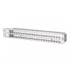 METZ CONNECT 130924-00-E MPP48 Patch panel de 48 portas, aço inoxidável, 1,5U, não equipado