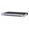 METZ CONNECT 1502697424-E patch panel 24 portas 1U blindado Cat.6A, IDC sem ferramentas, cinzento claro