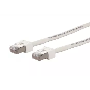 METZ CONNECT Ultraflex500 Cabo de patch CAT 6 S/FTP, ficha RJ-45 para ficha RJ-45, 1,0 m, branco, sem halogéneos 13084V1088-E