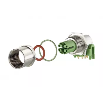 METZ MMT471A315-0004 Conector fêmea PCB, 8 polos, passo 2,54 mm, THT, reto