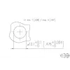 METZ MMT471A315-0004 Conector fêmea PCB, 8 polos, passo 2,54 mm, THT, reto