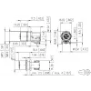 METZ MMT471A315-0004 Conector fêmea PCB, 8 polos, passo 2,54 mm, THT, reto