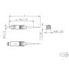 METZ BTR 150N1CO0020E OpDAT Pigtail SC-PC OM4 12 cores 2,0m Fibra Multimodo G50/125
