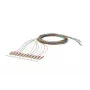 METZ CONNECT 150N1JO0020E Cabo de patch de fibra ótica OM4 Multimodo, 12x LC Duplex, 2 m, núcleo 50 µm, multicor