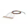 METZ CONNECT 150N1JO0020E Cabo de patch de fibra ótica OM4 Multimodo, 12x LC Duplex, 2 m, núcleo 50 µm, multicor