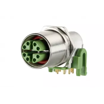 METZ Connect MMT471A315 Conector fêmea PCB de 8 polos, passo 3,5mm, ligação por parafuso, verde