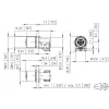 METZ Connect MMT471A315 Conector fêmea PCB de 8 polos, passo 3,5mm, ligação por parafuso, verde