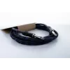 Cordial 14770 Cabo de áudio jack mono 6,3 mm TS para 6,3 mm TS 5 m preto/azul têxtil