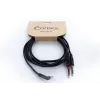 Cordial 14869 Cabo adaptador Y de áudio 3,5mm jack estéreo para 2x jack mono 6,3mm 5m preto