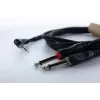 Cordial 14869 Cabo adaptador Y de áudio 3,5mm jack estéreo para 2x jack mono 6,3mm 5m preto