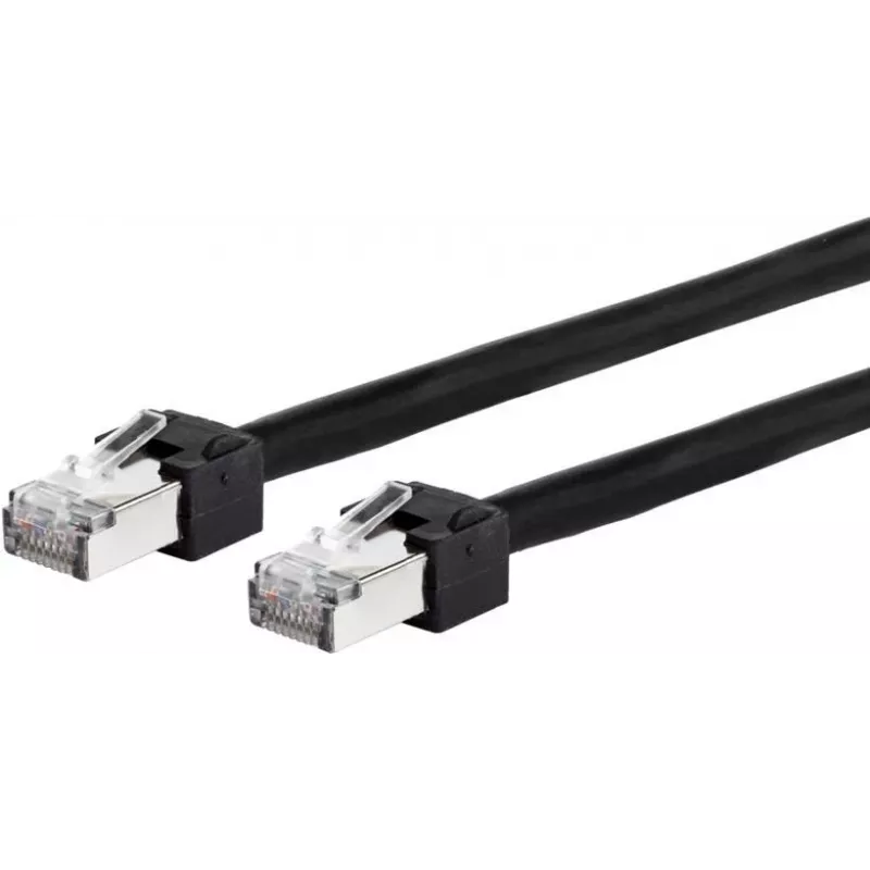 METZ CONNECT 13084V1500-E Cabo de rede Cat6 S/FTP, RJ45, 1,5 m, preto