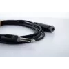 Cabo de extensão Cordial 14825 jack TRS 6,3 mm 5 m preto