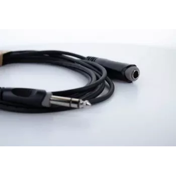 Cabo de extensão Cordial 14825 jack TRS 6,3 mm 5 m preto