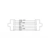 Cabo de rede Cordial 15540 CAT 5e S/UTP, RJ45, 15 m, preto, bainha PUR