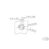 Conector fêmea de placa METZ Connect MMT371A115 4 polos passo 3,81 mm borne de parafuso verde