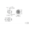 Conector fêmea de placa METZ Connect MMT371A115 4 polos passo 3,81 mm borne de parafuso verde