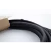 Cabo de ligação de áudio Cordial 14841 2x jack 6,3 mm TS mono para 2x ficha RCA 3 m preto PVC cabo duplo