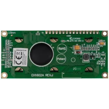 Módulo de ecrã OLED JOY-IT COM-OLED16X2 16x2, branco, I2C, SSD1306, compatível com Arduino e Raspberry Pi