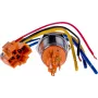 Botão JOY-IT BUTTON22B-M-GR (contacto de fecho), 22mm, 250V AC 7A, 1 NO, IP67, IK10, verde