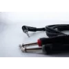 Cabo adaptador Y de áudio Cordial 14866 3,5 mm estéreo para 2x 6,3 mm mono 1 m preto