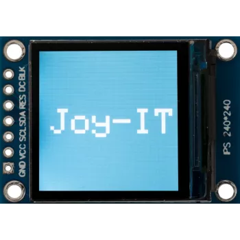 Joy-it 1,3 polegadas Módulo de ecrã IPS TFT LCD 240x240 com suporte de montagem SBC (SBC-LCD01)
