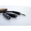 Cordial EY 0.3 PGG Cabo adaptador Y 1x ficha jack mono 6,3mm para 2x conetor fêmea jack mono 6,3mm 0,3m preto 14884
