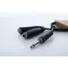 Cordial EY 0.3 PGG Cabo adaptador Y 1x ficha jack mono 6,3mm para 2x conetor fêmea jack mono 6,3mm 0,3m preto 14884