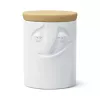 FIFTYEIGHT PRODUCTS Charmant Frasco de porcelana para conservas 1700 ml branco