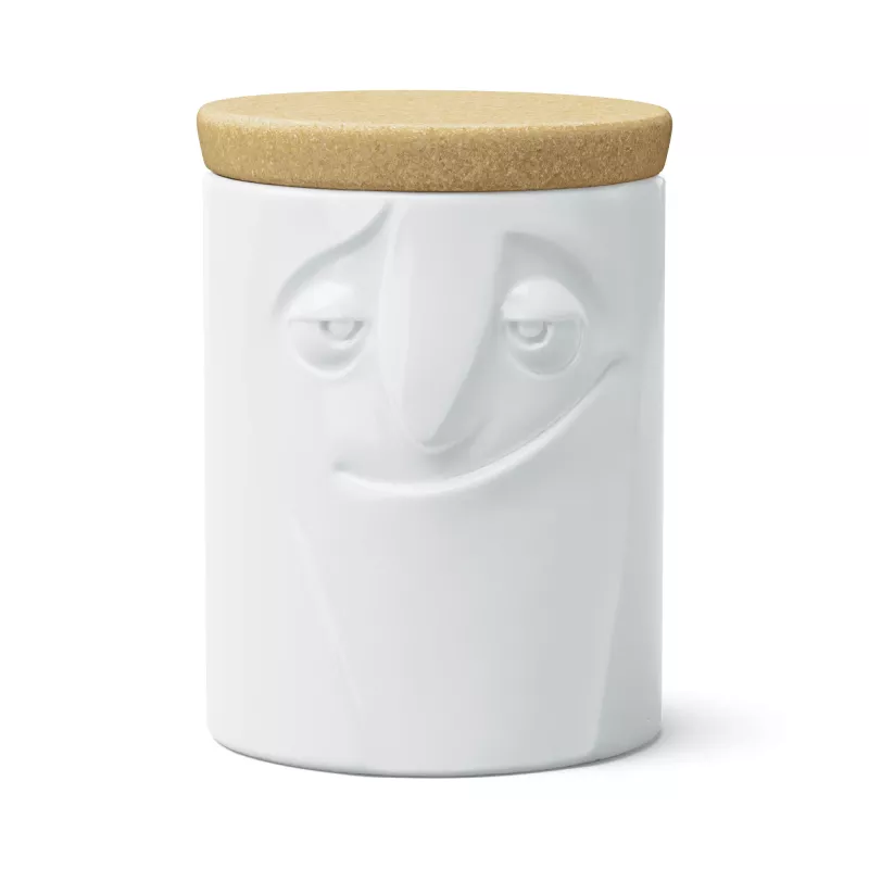 FIFTYEIGHT PRODUCTS Charmant Frasco de porcelana para conservas 1700 ml branco