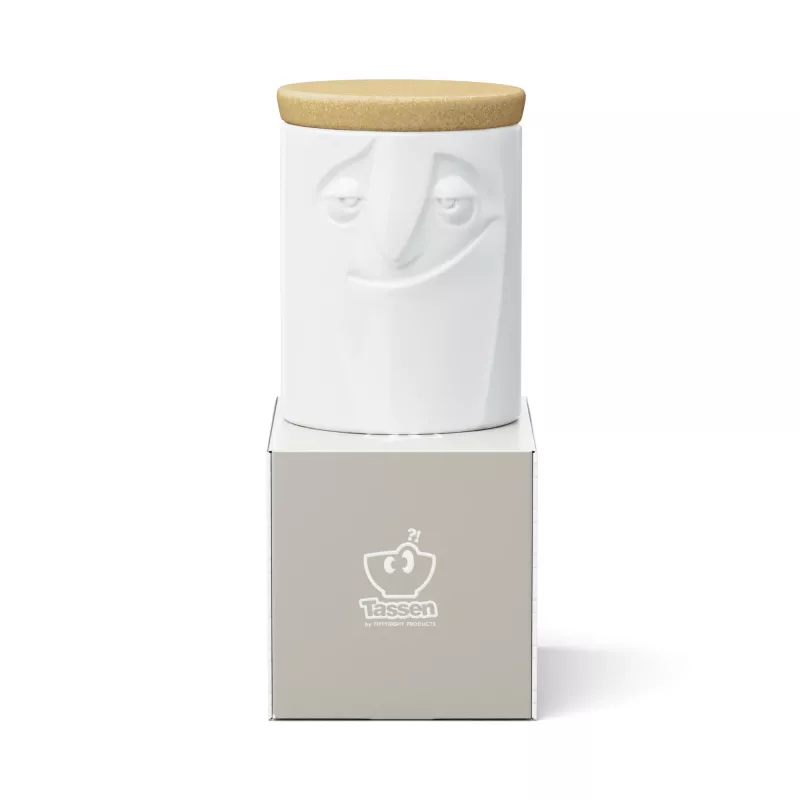 FIFTYEIGHT PRODUCTS Charmant Frasco de porcelana para conservas 1700 ml branco