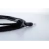 Cordial 14833 Cabo de áudio jack 3,5 mm 3 m preto PVC entrançado