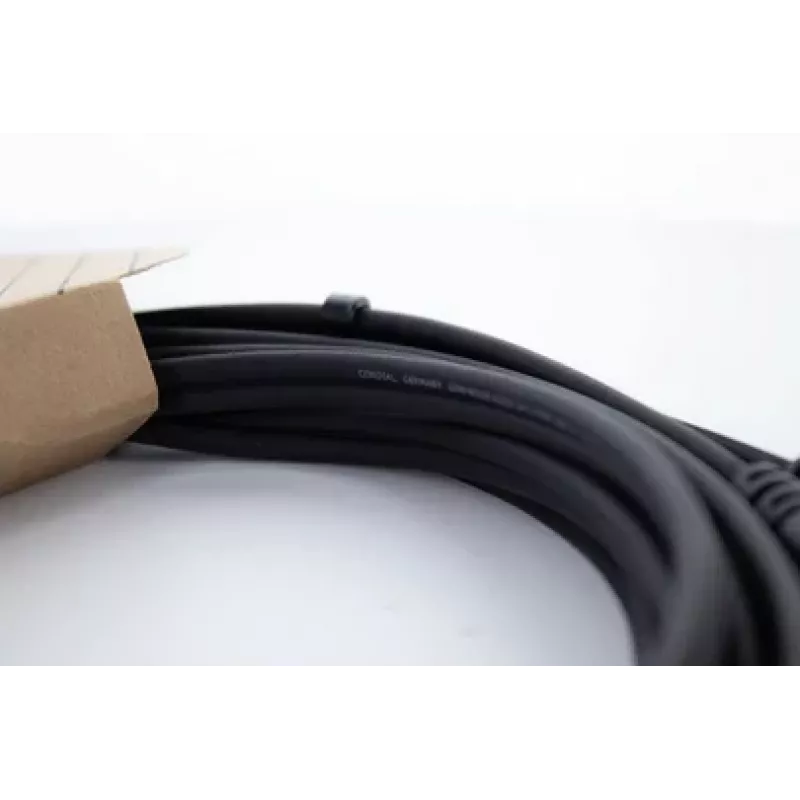 Cordial 14839 Cabo de áudio jack mono 6,3mm para RCA 1m preto