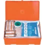 Söhngen DIN 13157 Caixa de primeiros socorros 3003045 laranja ABS resistente ao choque com suporte de parede