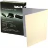 LMG Capas de encadernação térmica A4 bege linho 3 mm lombada pack de 50 BMDLEM-BEIG-R3