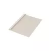 LMG Capas de encadernação térmica A4 bege linho 3 mm lombada pack de 50 BMDLEM-BEIG-R3