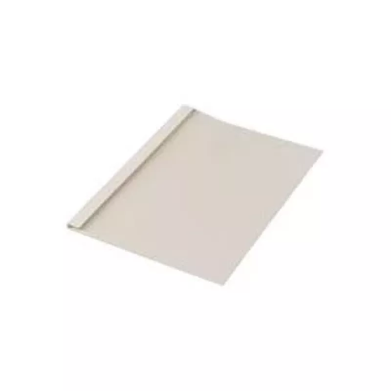 LMG Capas de encadernação térmica A4 bege linho 3 mm lombada pack de 50 BMDLEM-BEIG-R3
