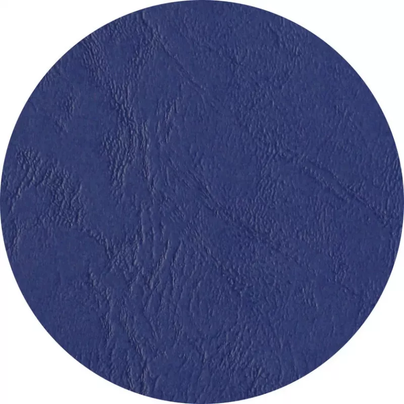 LMG Capas de encadernação térmica A4 azul aspeto couro 2,0 mm lombada, pack de 50 LMG-BMDLM-BL-R2