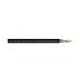 Cordial 15590 Cabo de rede CAT 7a S/FTP, RJ45, 2 m, preto, bainha PUR