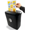 LMG DWS-1012CD Destruidora de documentos com corte em partículas e recipiente separado para CD/DVD, nível de segurança P-4, 10-12 folhas, 21L