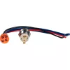 JOY-IT Button12E-01 Interruptor de pressão com retenção antivandalismo, verde, 12 mm, IK10, IP67