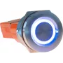 JOY-IT Button22T-01 Botão (contacto de fecho), LED vermelho/azul, 22 mm, IP68, IK10